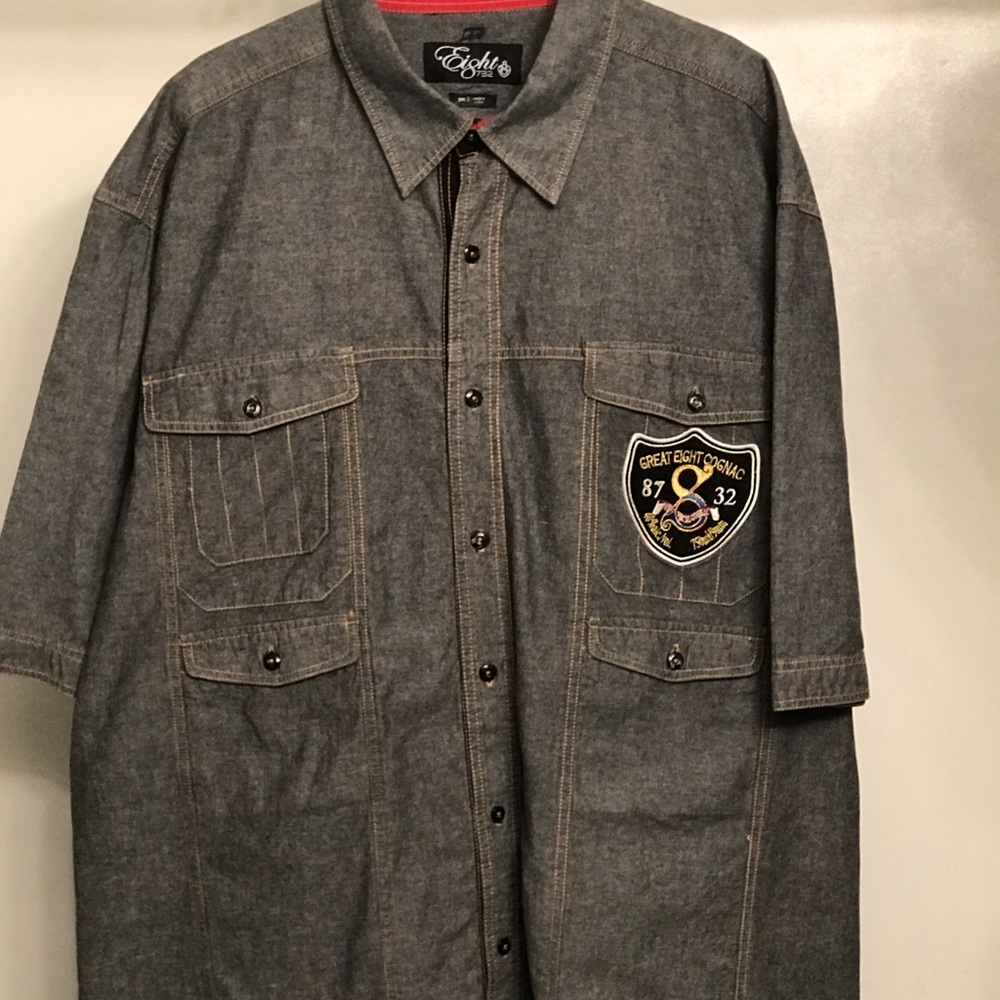 Eight 732 Men’s Casual Short Sleeve Shirt